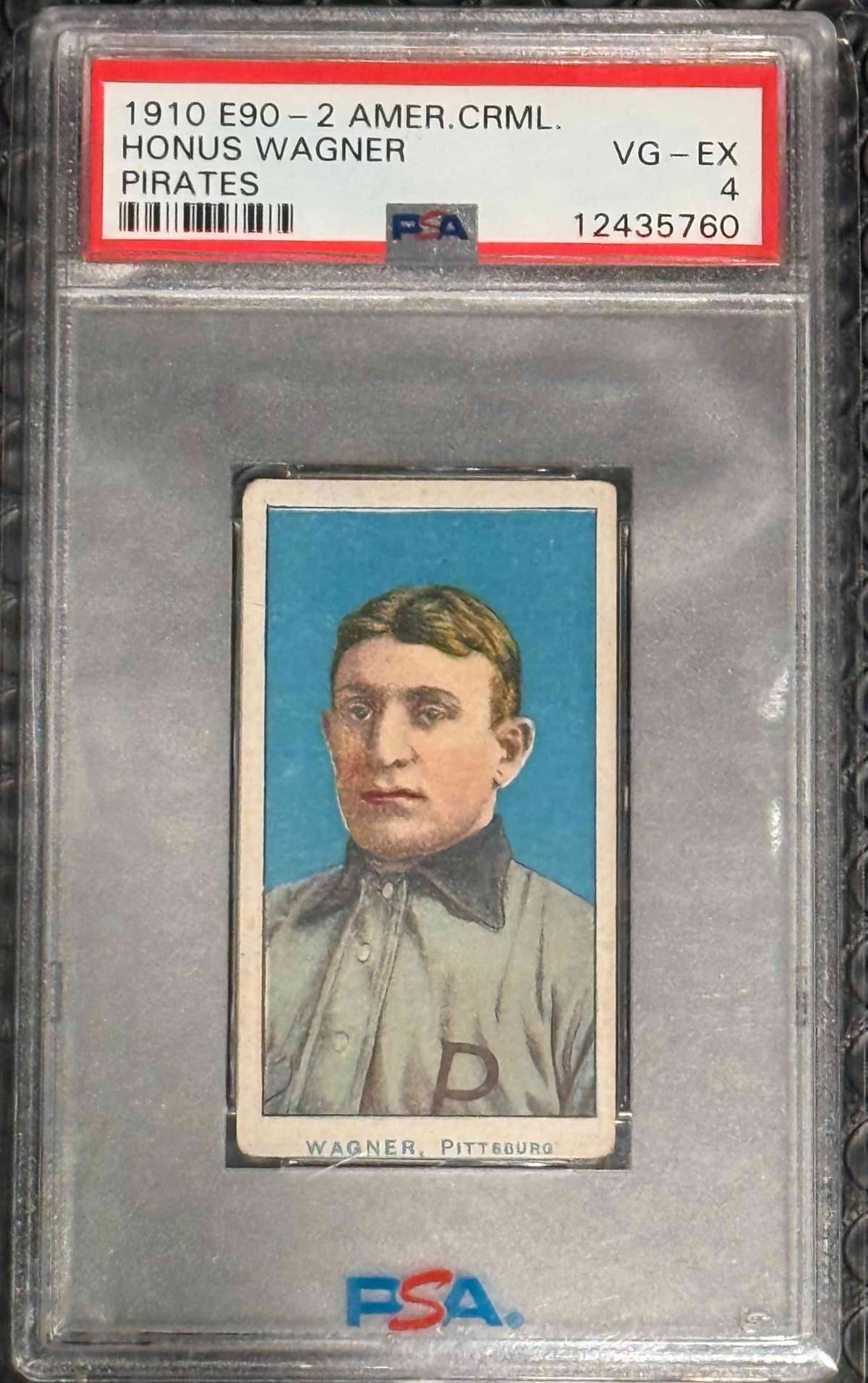 1910 E90-2 American Caramel Honus Wagner PSA 4