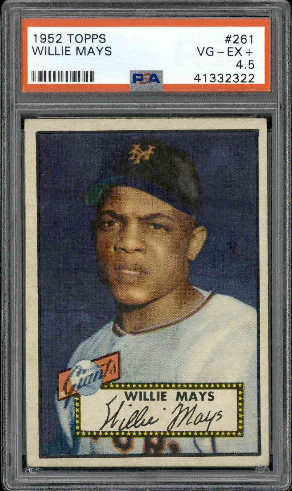 1952 Topps #261 Willie Mays