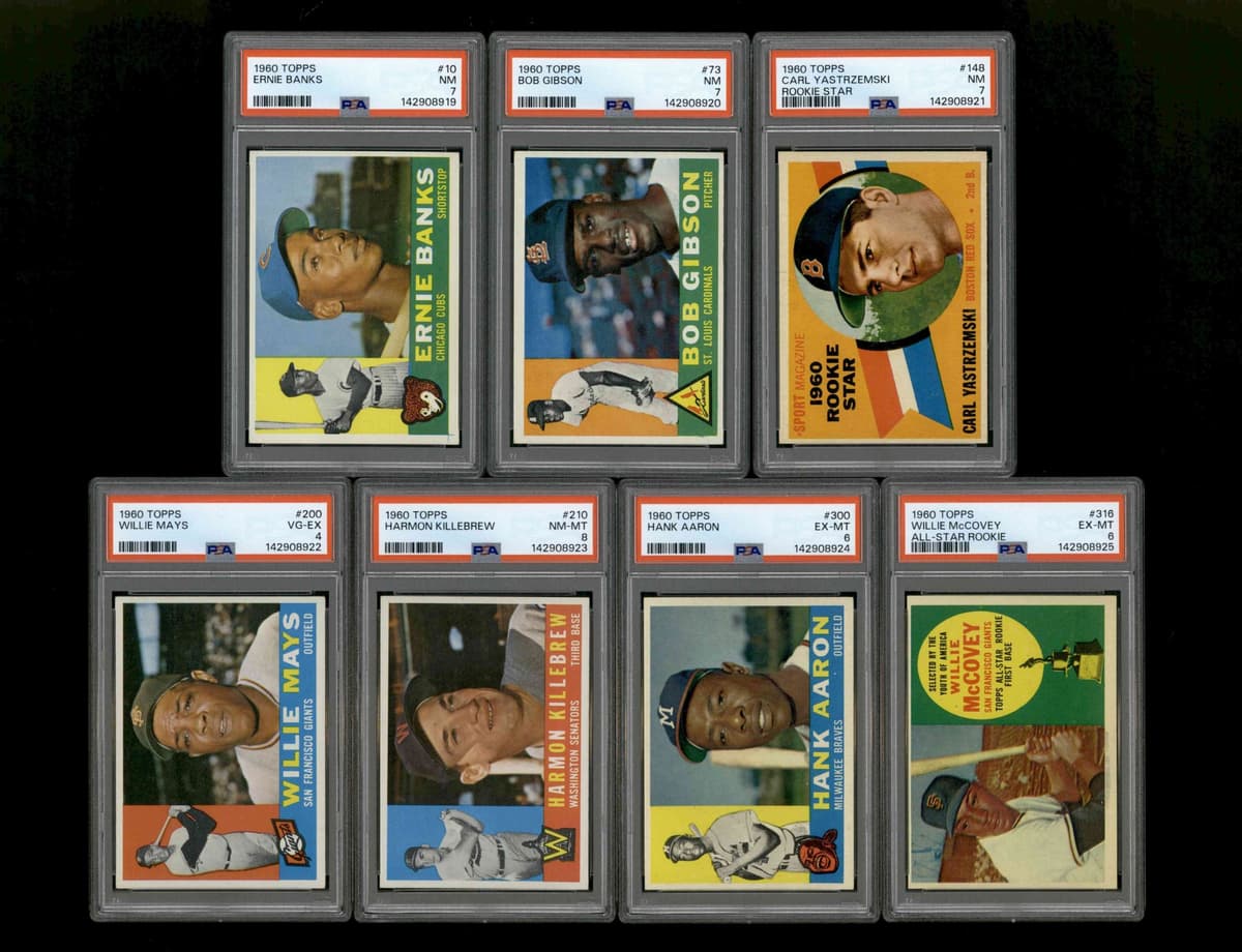 1960 Topps Baseball Complete High Grade Set (572) Mantle Mays Aaron