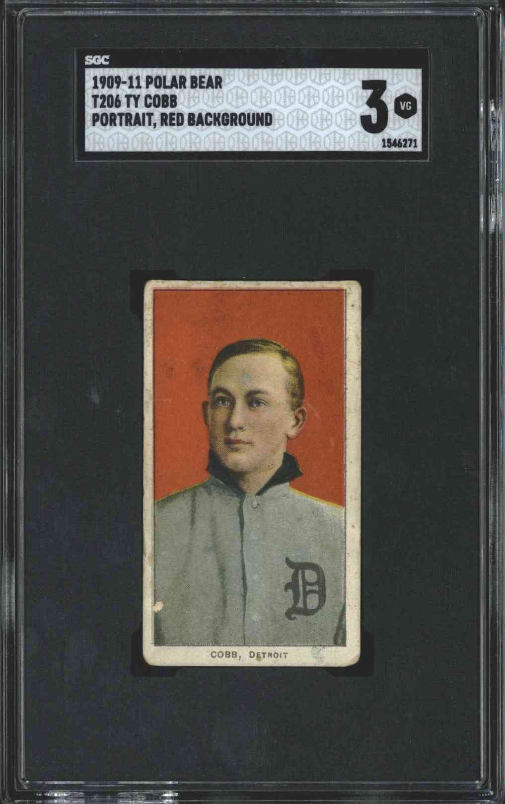 1911 T206 Ty Cobb