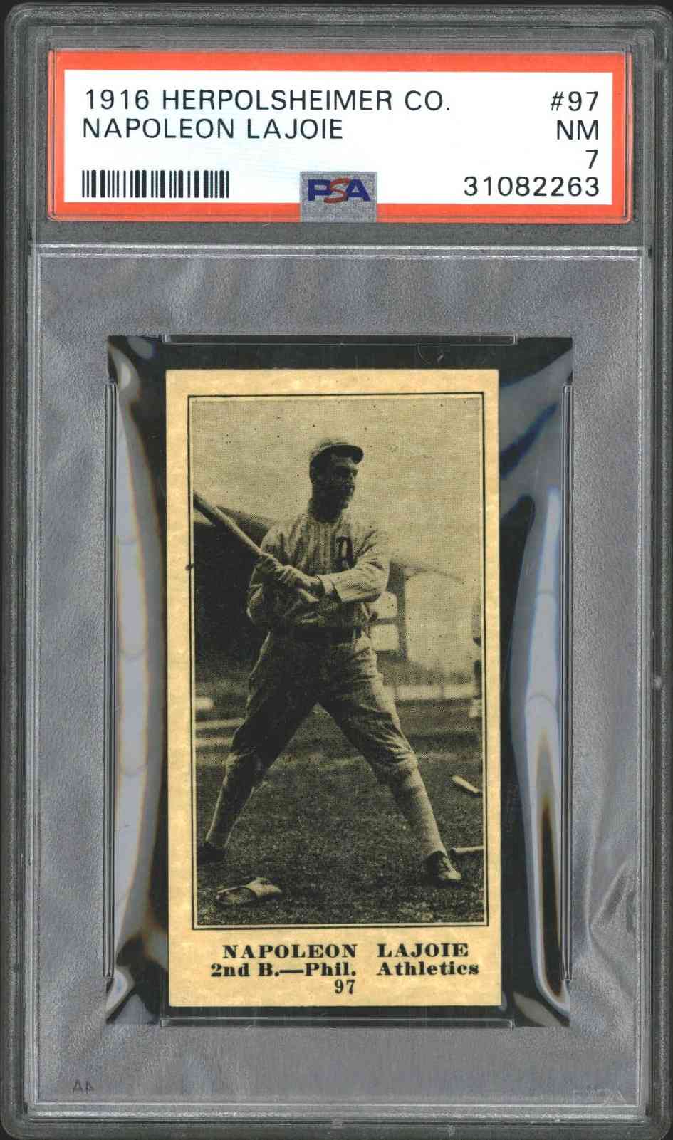 1916 Herpolsheimer Co. #97 Napoleon Lajoie