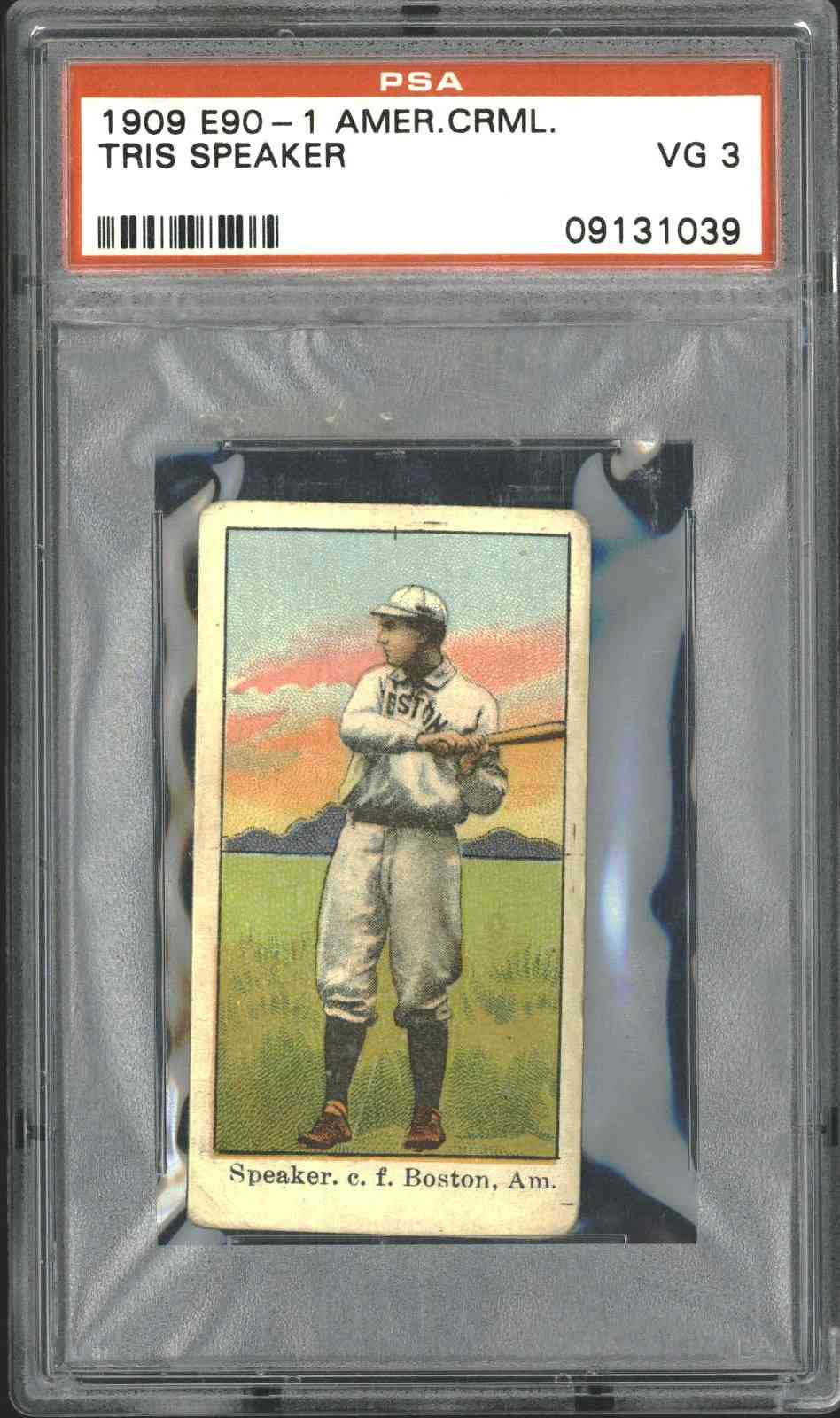 1909 American Caramal Tris Speaker PSA 3